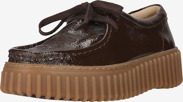 CLARKS Schnürschuh 'Torhill Bee' in Braun: Vorderseite