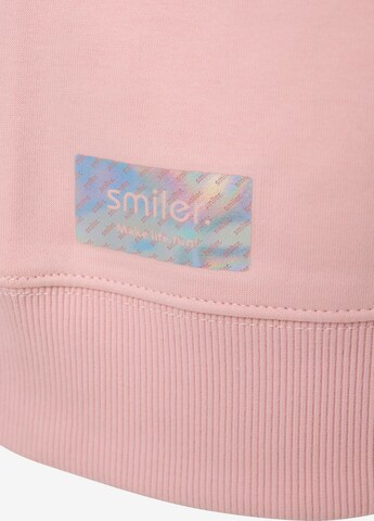 smiler. Sweatshirt 'Happy' in Rood