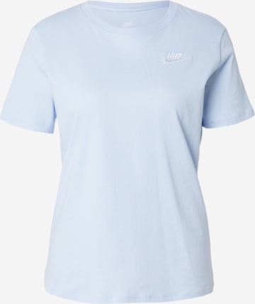 Nike Sportswear T-Shirt 'Club Essentials' in Blau: Vorderseite