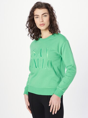 JDY Sweatshirt 'SAN ' in Green: front
