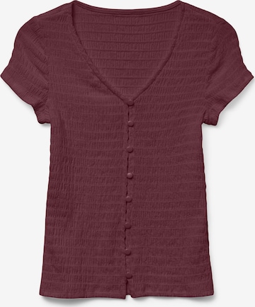 VERO MODA Bluse 'VMMikka' i rød: forside