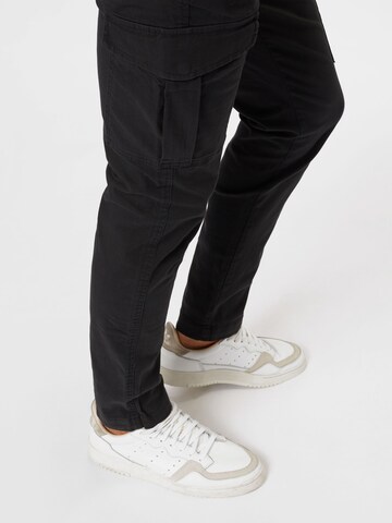 JACK & JONES - regular Pantalón cargo 'Marco Joe' en negro