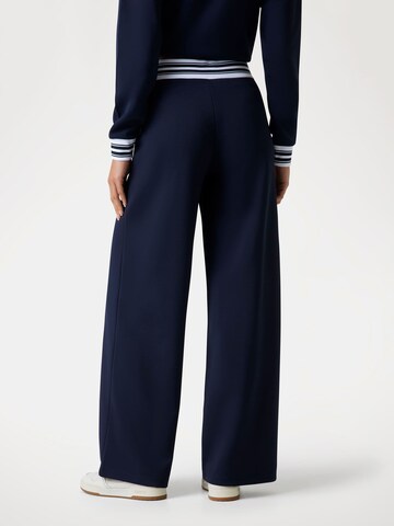 GUESS Wide Leg Hose in Blau