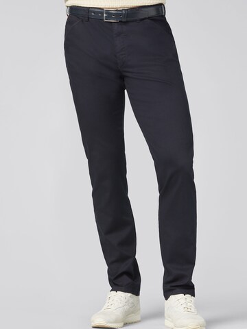 MEYER Regular Chino in Blauw: voorkant