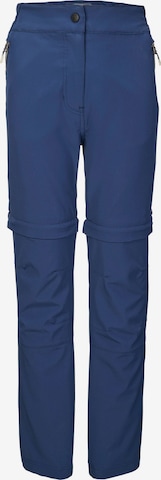 KILLTEC Regular Outdoor Pants in Blue: front