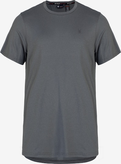 Spyder T-Shirt fonctionnel en gris foncé, Vue avec produit