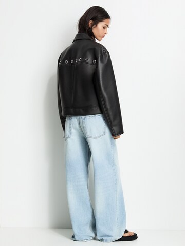 Veste mi-saison Pull&Bear en noir