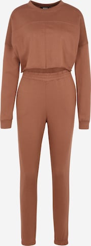 Missguided Sweatsuit in Brown: front