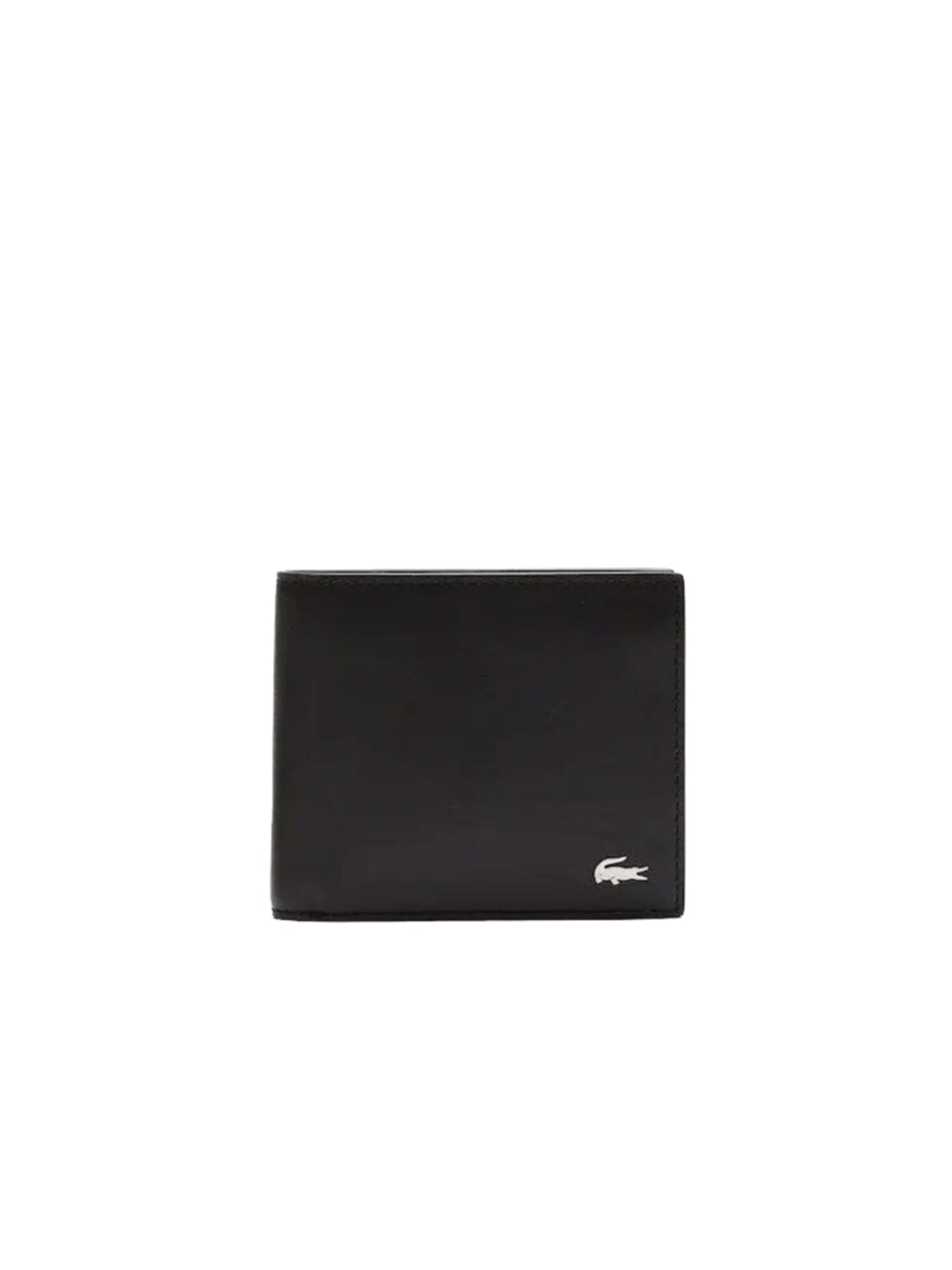 LACOSTE Tegnebog 'Fitzgerald' i sort: forside