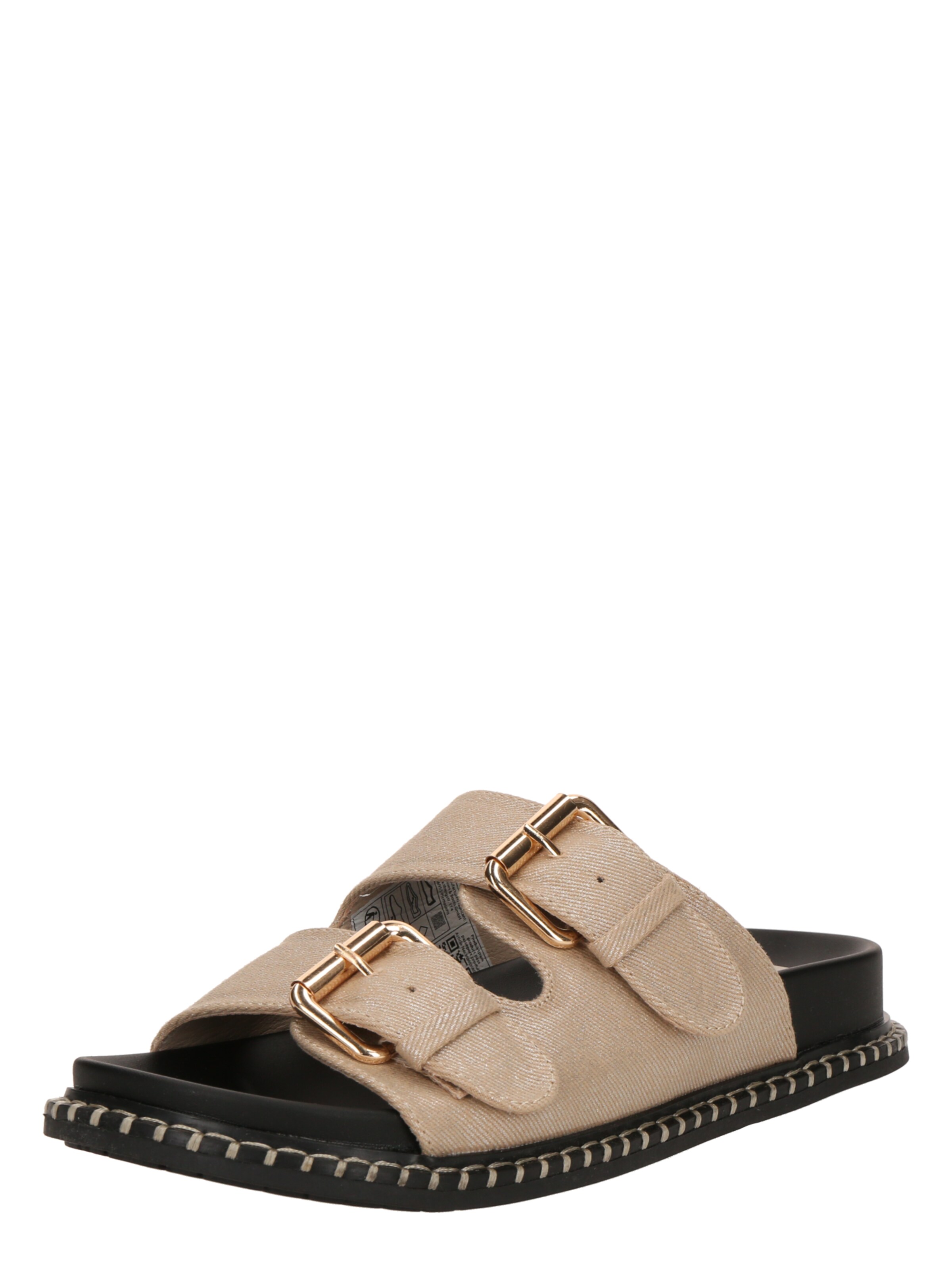 Mule TOM TAILOR en or : devant