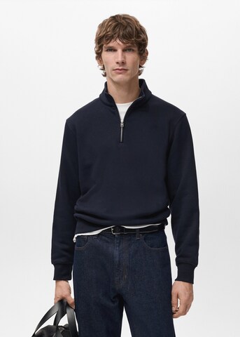MANGO MAN Sweatshirt 'Winny' in Blue: front