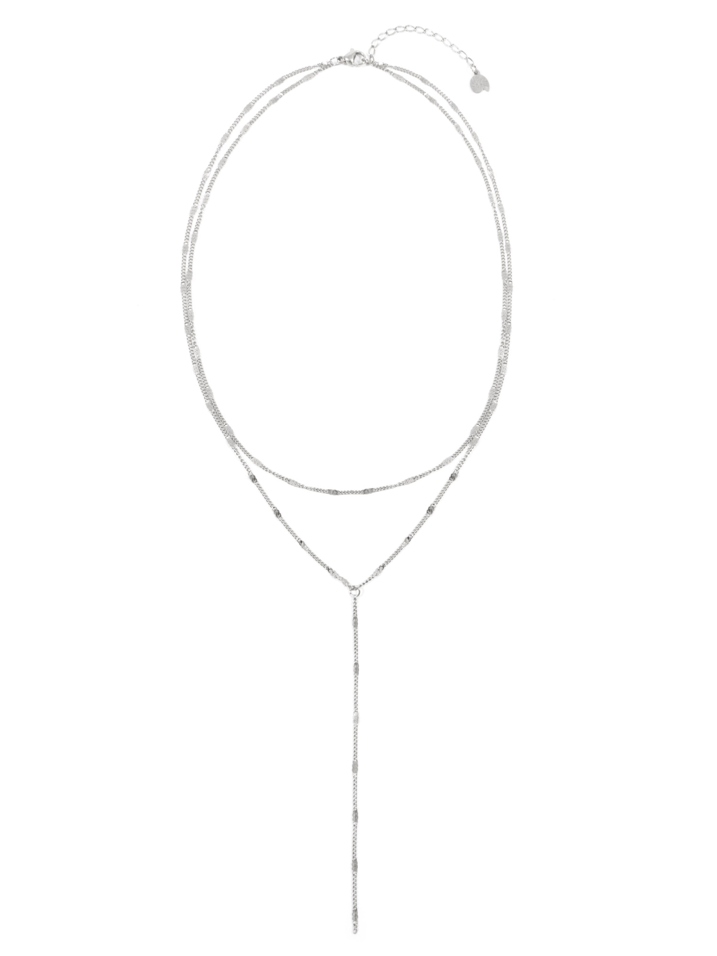 Hey Happiness Ketting 'Flair' in Zilver