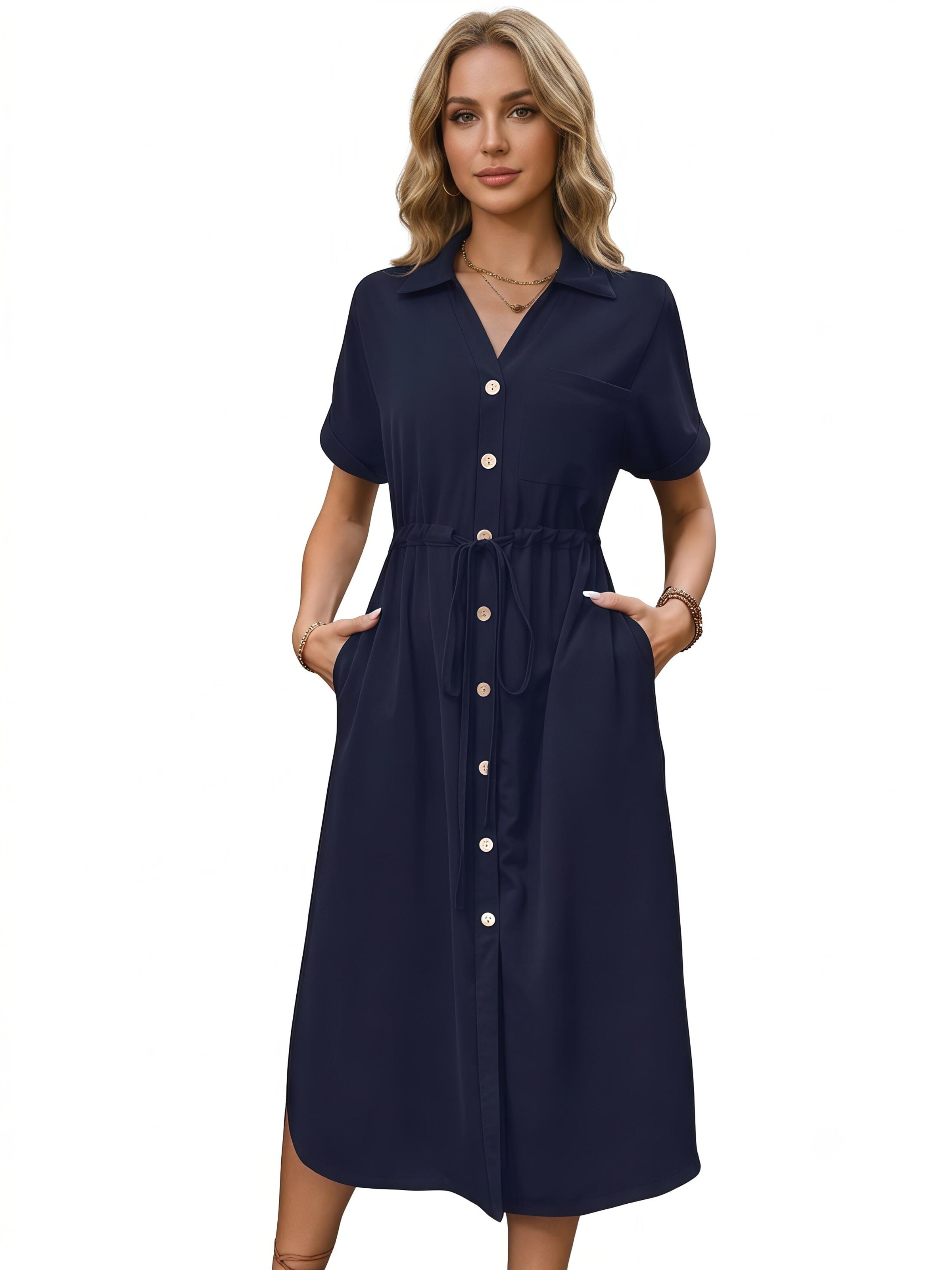 Yesfashion Kleid‌‌ in Blau: Vorderseite
