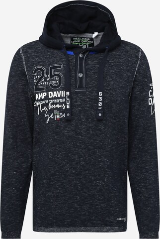 CAMP DAVID Sweater 'Ocean´s Seven II' in Blue: front