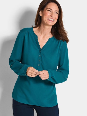 Goldner Blouse in Blauw: voorkant