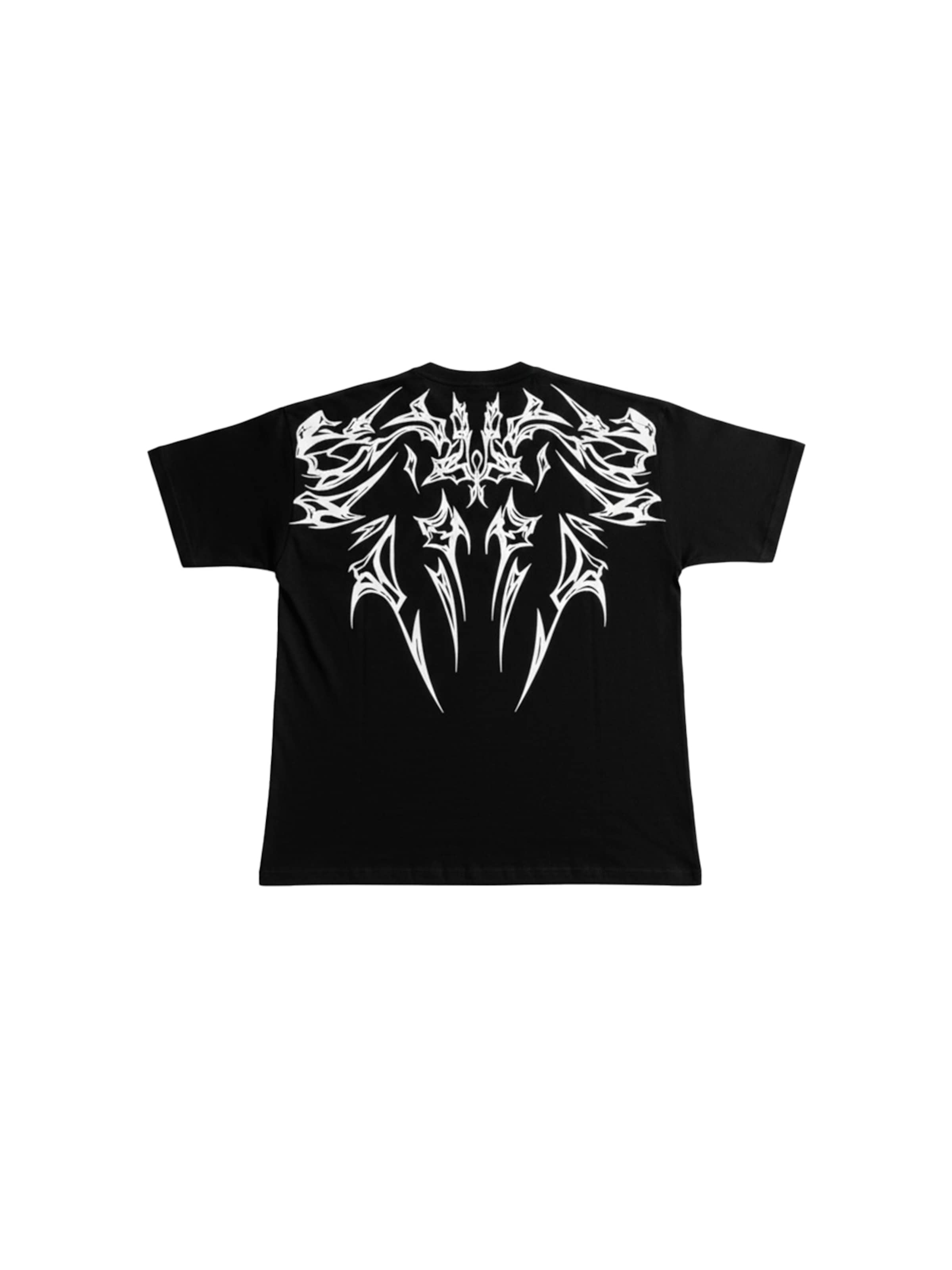 Kleidermafia - Camiseta 'Oversize Mafia Tribal T-shirt - Black' en negro: frente