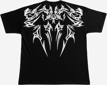T-Shirt 'Oversize Mafia Tribal T-shirt - Black' Kleidermafia en noir : devant