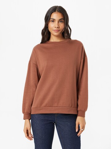 VERO MODA Sweatshirt 'Octavia' in Braun: predná strana