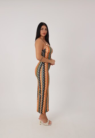 Robe d’été Elara en mélange de couleurs