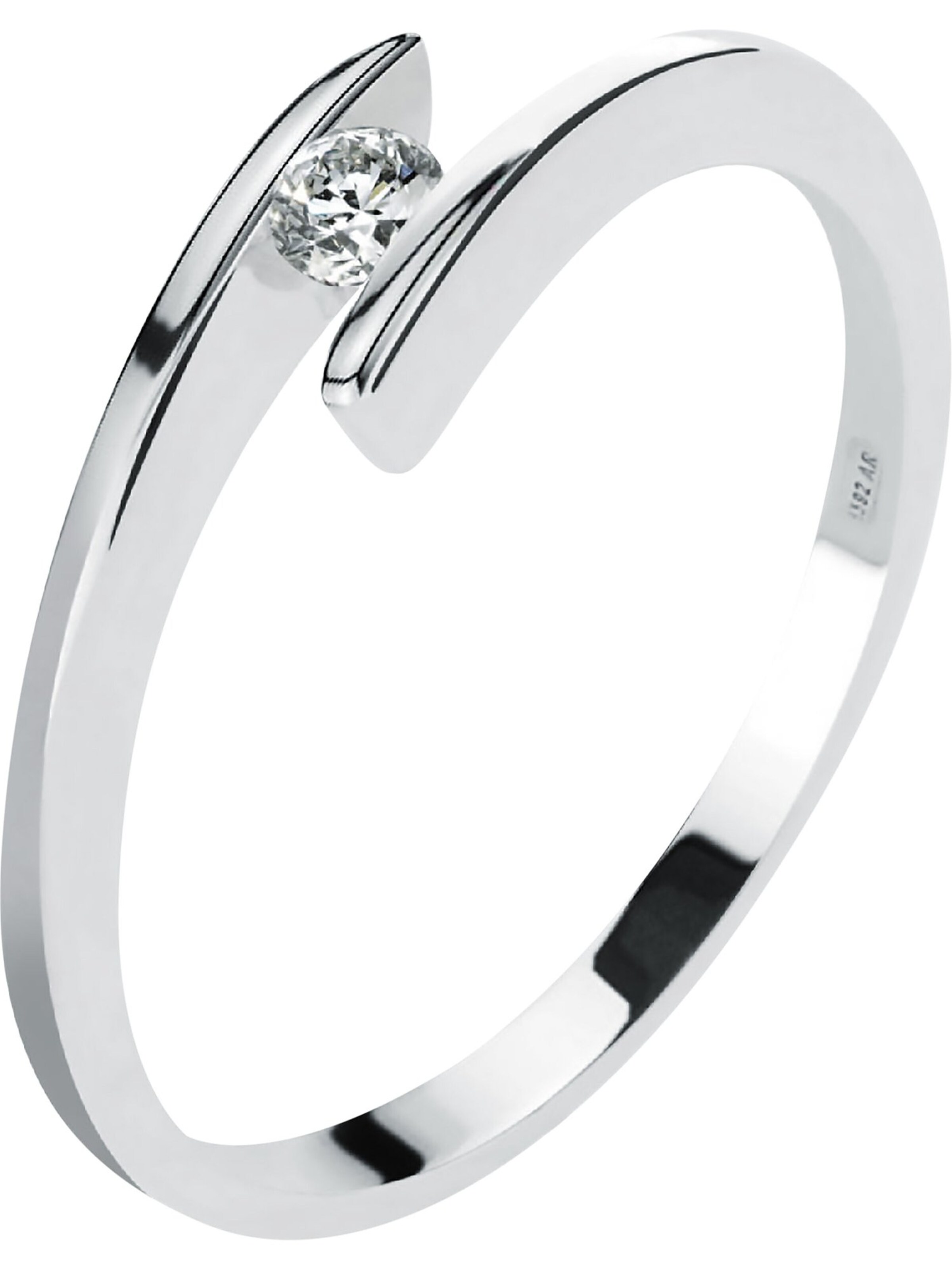CHRIST Ring in White: front