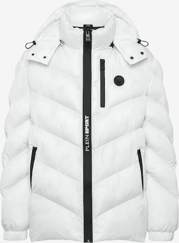 Plein Sport Winter jacket 'Tiger' in White: front