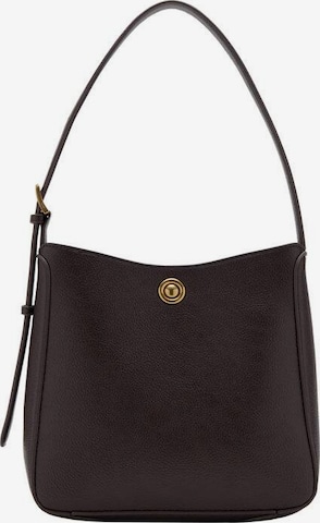 MANGO Shoulder Bag 'Caude' in Brown: front