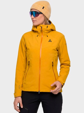 Schöffel Outdoorjas in Geel: voorkant