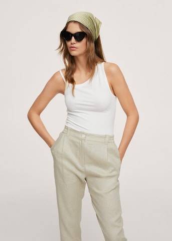 MANGO Regular Broek 'Clau' in Beige