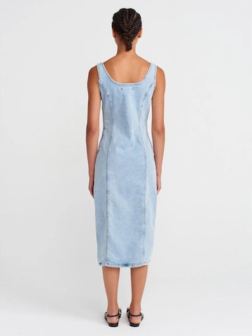Dilvin - Vestido em azul