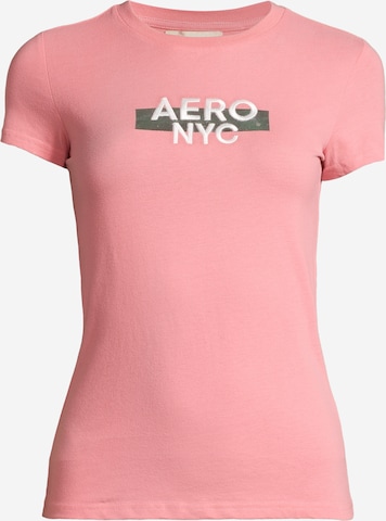 T-shirt 'JUL' AÉROPOSTALE en rose : devant