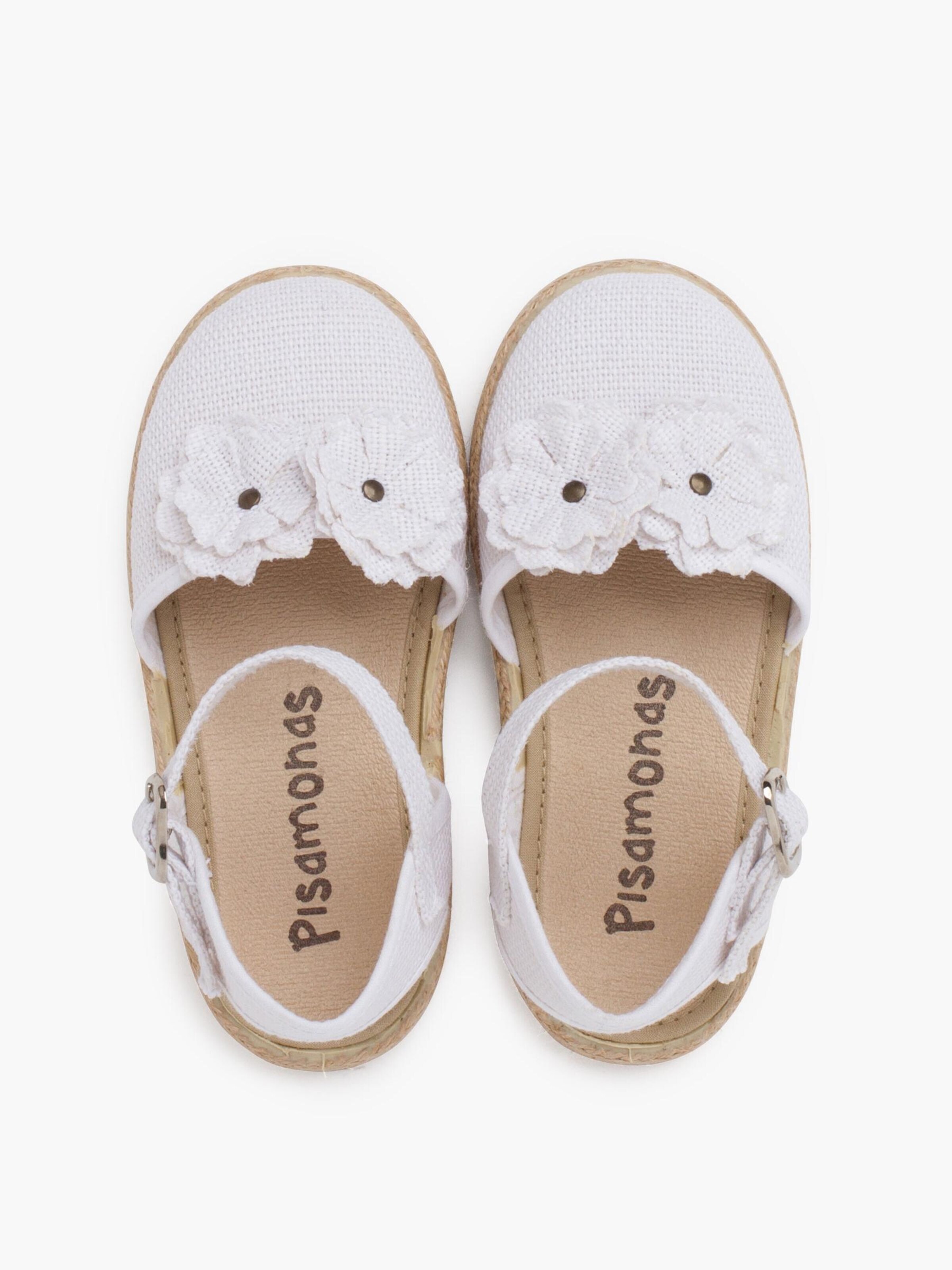 Pisamonas - Sandalias en blanco