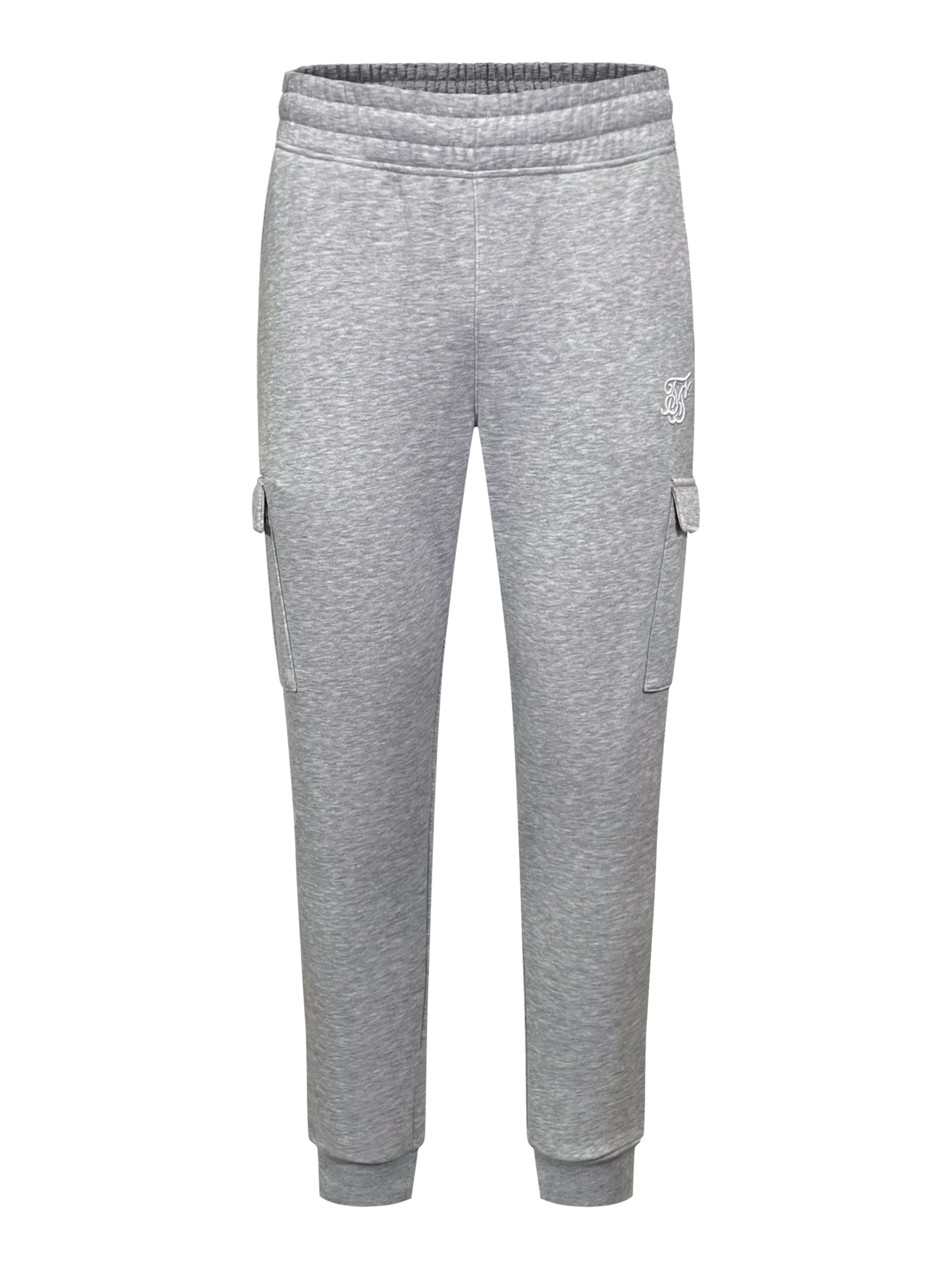 Tapered Pantaloni cargo di SikSilk in grigio: frontale