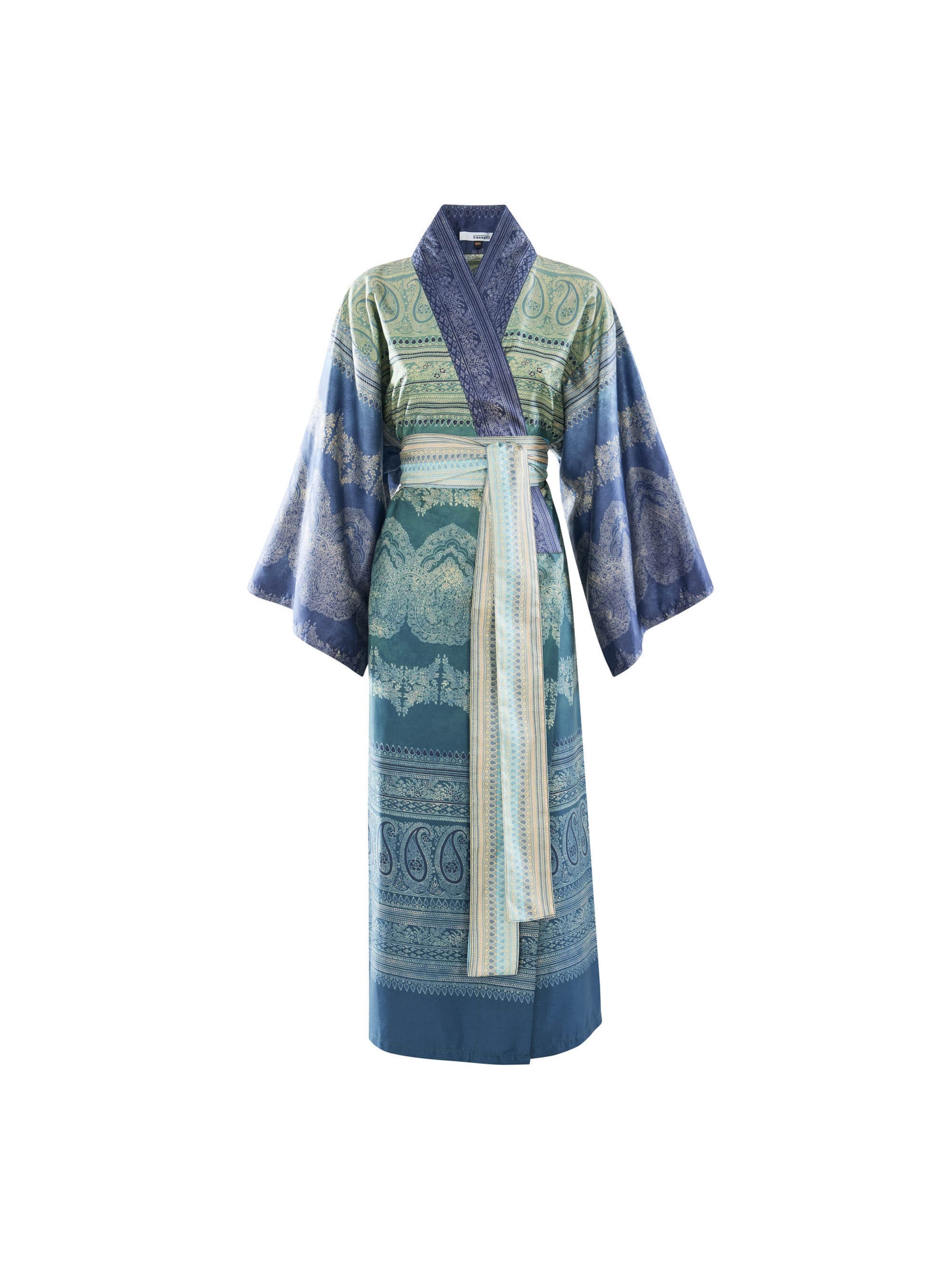 BASSETTI Kimono in Green: front