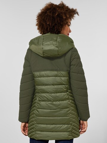 STREET ONE Zimní kabát – zelená
