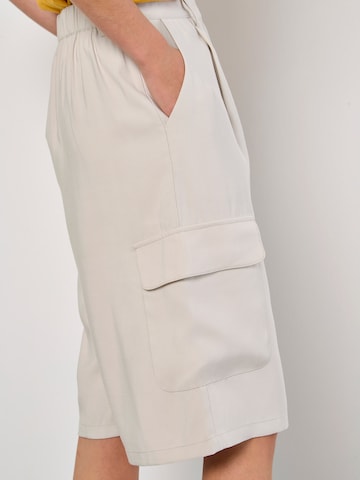 Loosefit Pantalon Apricot en beige