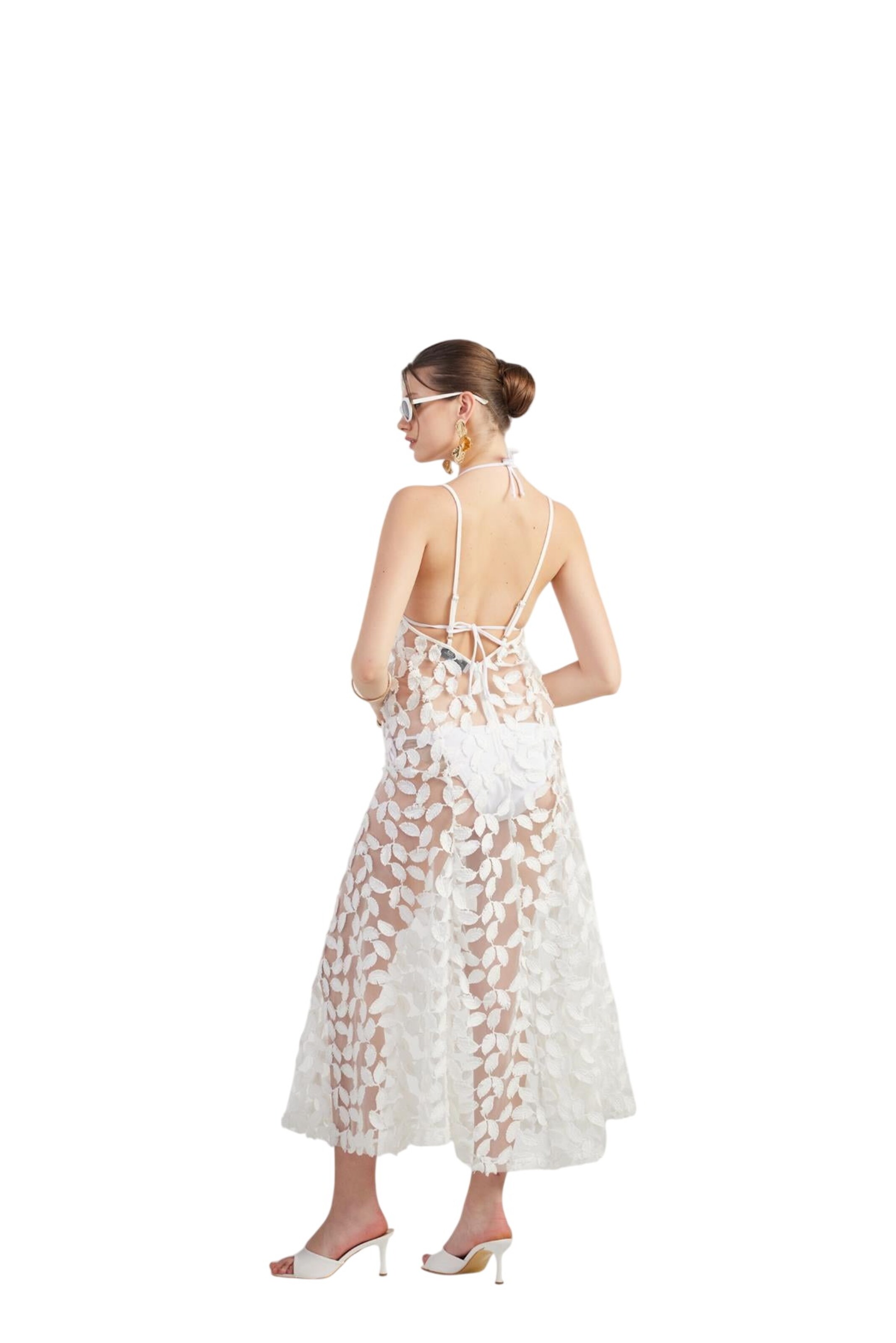 HOLLY LOLLY Kleid in Weiß