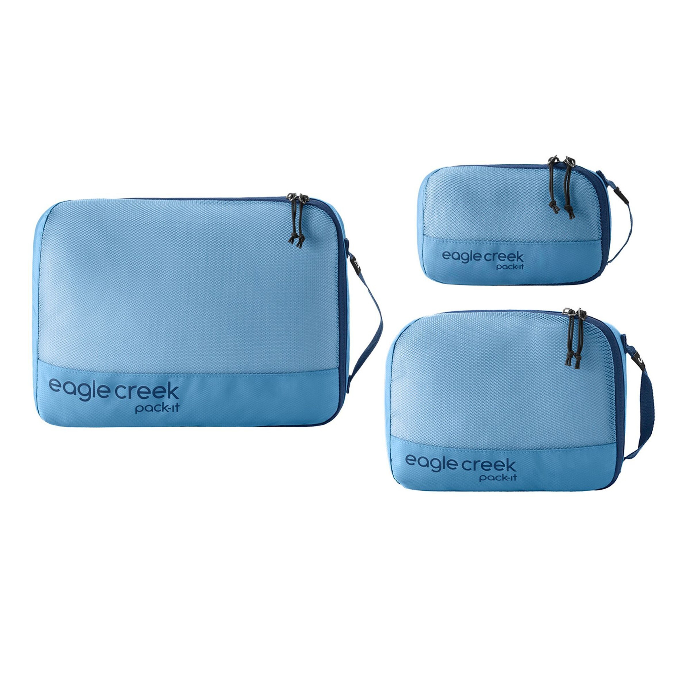EAGLE CREEK Packtaschen-Set 'Pack-It' in Blau: Vorderseite