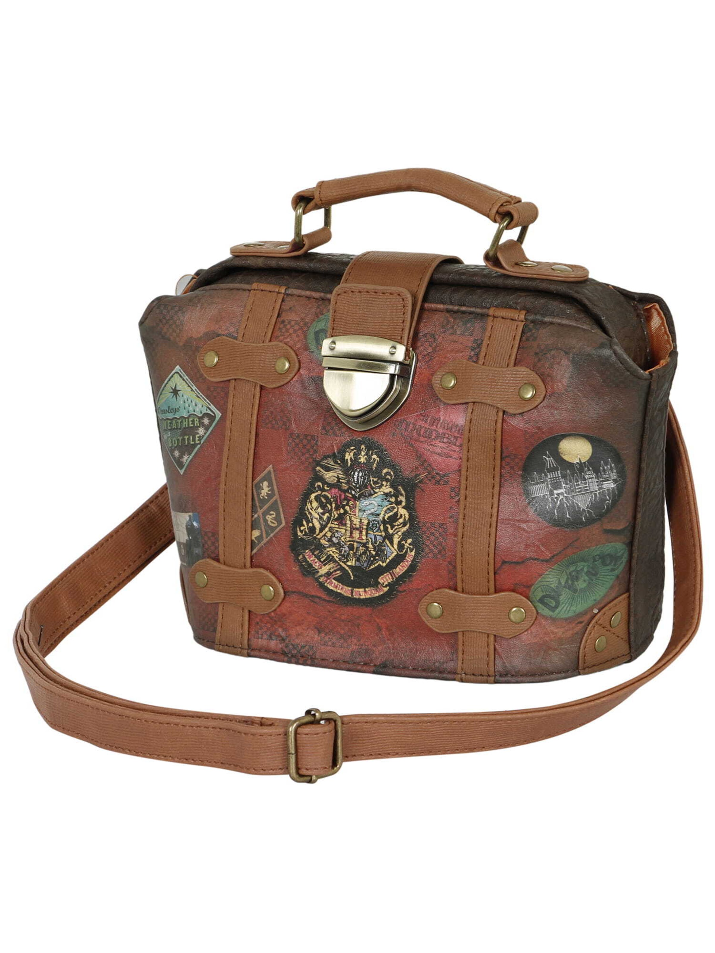 Warner Bros Umhängetasche 'Hogwarts' in Braun: Vorderseite