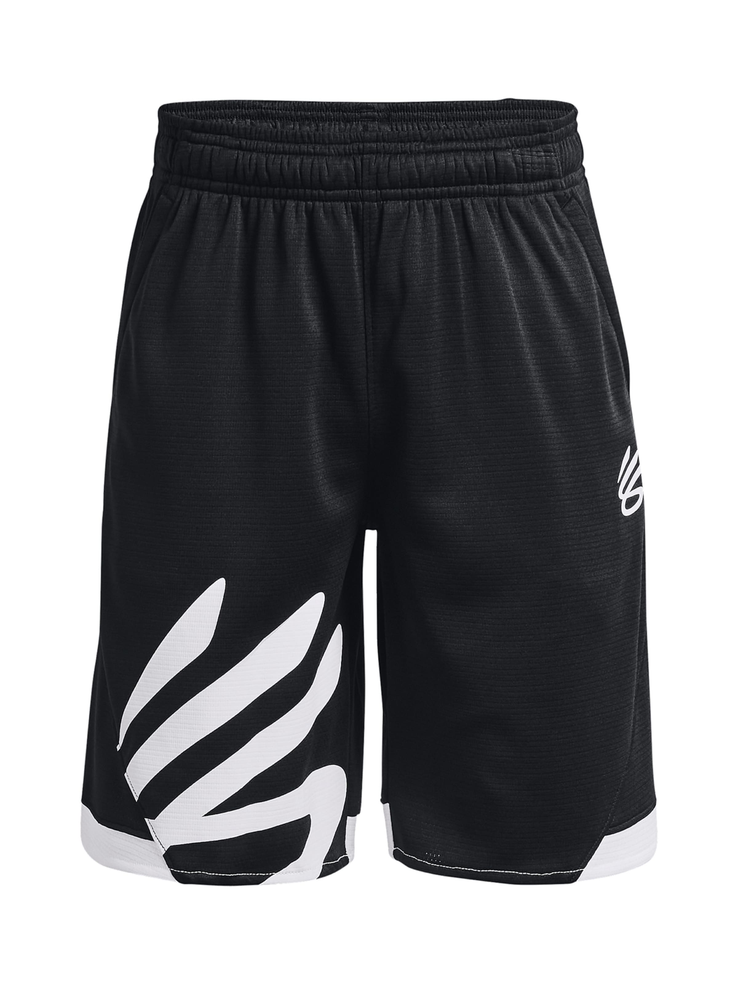 UNDER ARMOUR Regular Sportshorts 'Curry Splash' in Schwarz: Vorderseite