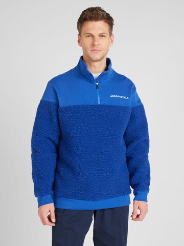 AÉROPOSTALE Sweatshirt in Blue: front