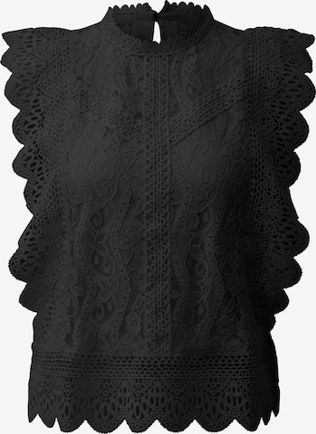 Chemisier QS en noir : devant