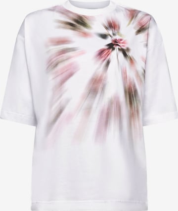 T-shirt oversize ESPRIT en blanc : devant