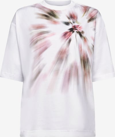 ESPRIT T-shirt oversize en mélange de couleurs / blanc, Vue avec produit