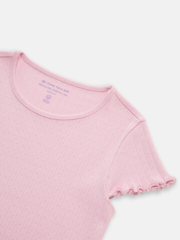 TOM TAILOR Shirt in Pink
