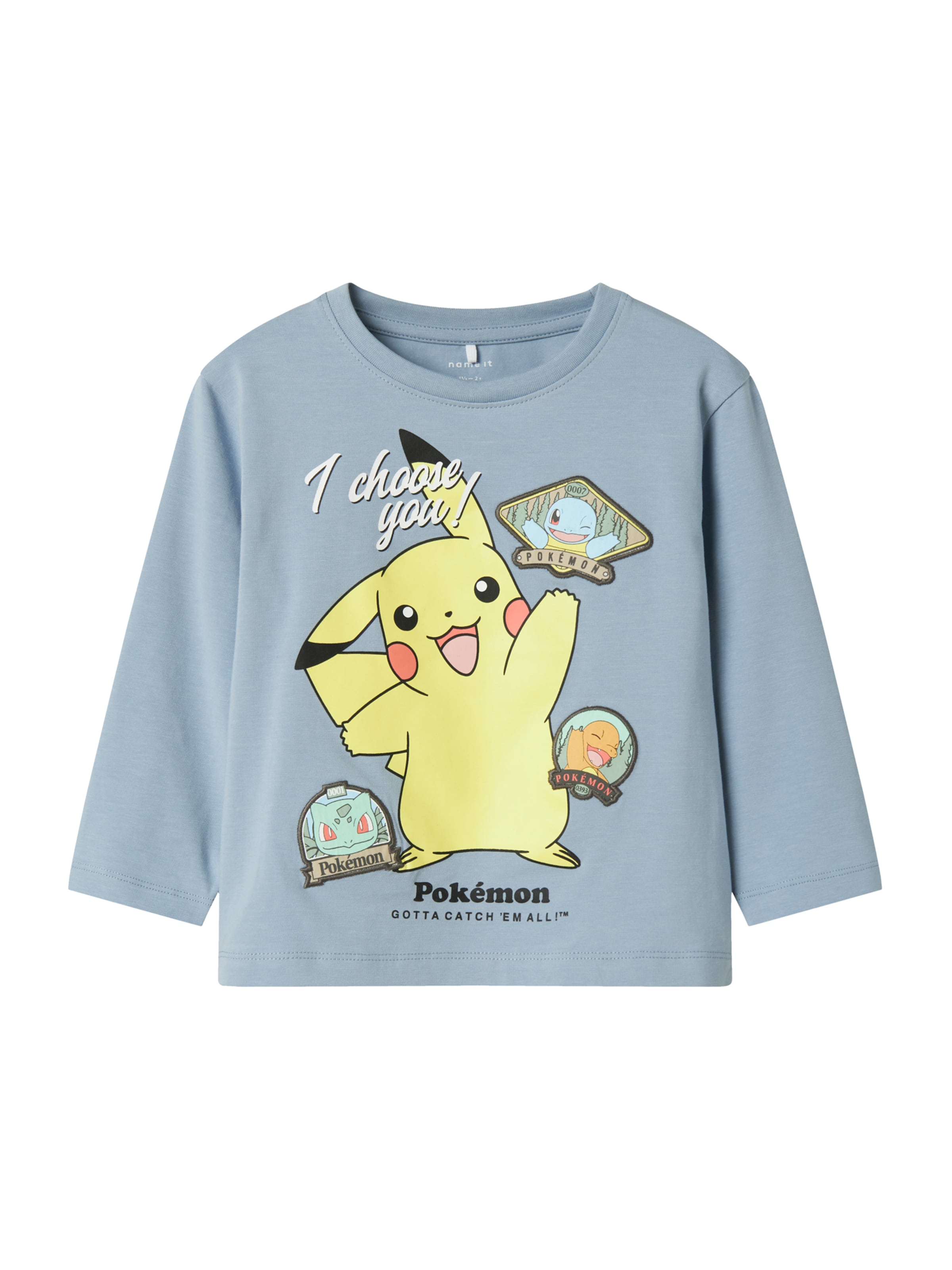 NAME IT - Camiseta 'NMMJUMBO POKEMON' en azul: frente
