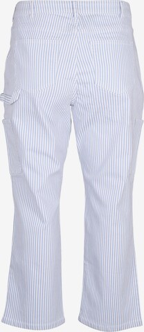 Regular Pantalon cargo 'JASHLEY' Zizzi en bleu