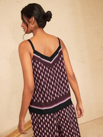 love & roses Top w kolorze fioletowy