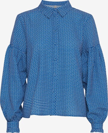 PULZ Jeans Blouse 'Savino' in Blue: front