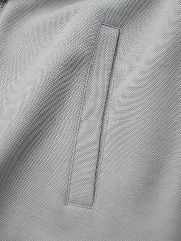 Ombre Sweat jacket 'OM-SSZP-0238' in Grey