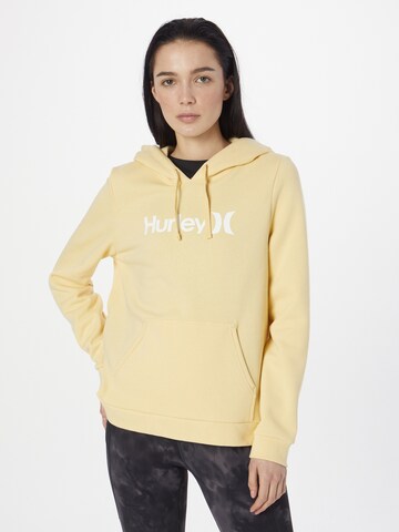 Hurley Sport sweatshirt i gul: framsida